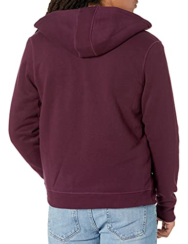 Amazon Essentials Sherpa Lined Full-Zip Hooded Fleece Sweatshirt Novelty-Hoodies, Burgundy, US (EU XL-XXL)