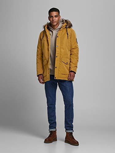 Anorak JACK&JONES Hombre S Mostaza 12174383 JJSKY Parka Jacket