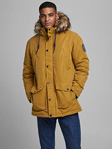 Anorak JACK&JONES Hombre S Mostaza 12174383 JJSKY Parka Jacket