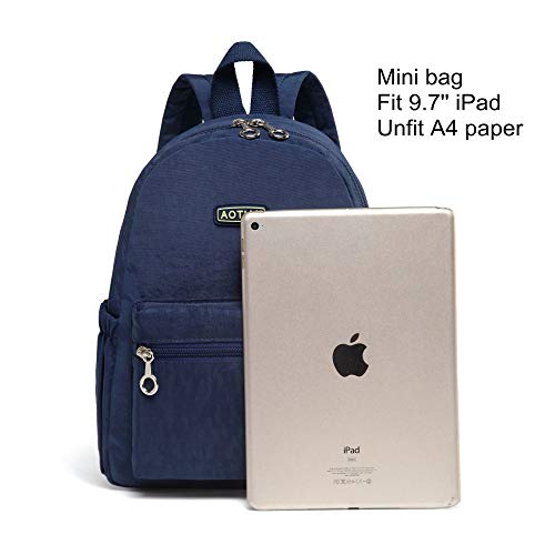 AOTIAN Mujer Mini Mochila Ligero Pequeña Bolsa de Viaje Bolsos Compacta para Casual 7 litros