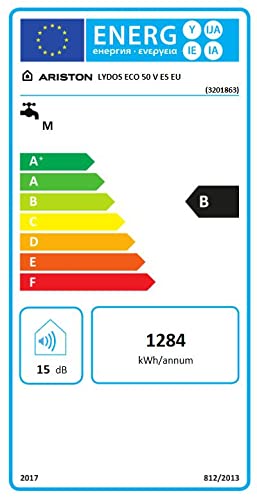 Ariston Lydoseco50Ves Termo Electrico Termo Lydos Eco 50 V Es EU, Fabricado para Ser Instalado En Italia