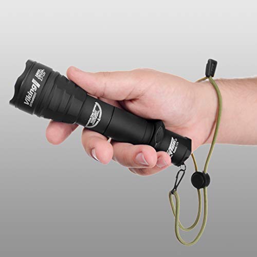 Armytek Viking Pro V3 Linterna, Unisex Adulto, Negro, Normal