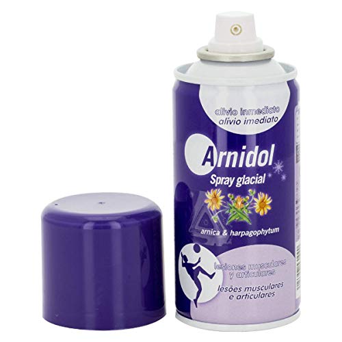 Arnidol - Spray Glacial, Alivio Inmediato para Lesiones y Dolores - 150 ml