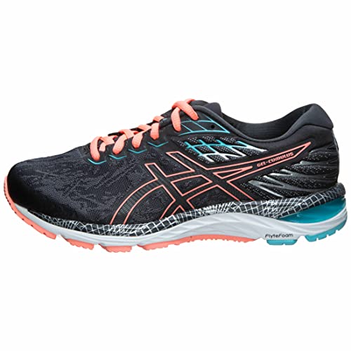 Asics Gel-Cumulus 21 LS, Zapatillas de Running Mujer, Gris (Graphite Grey/Sun Coral 020), 37.5 EU