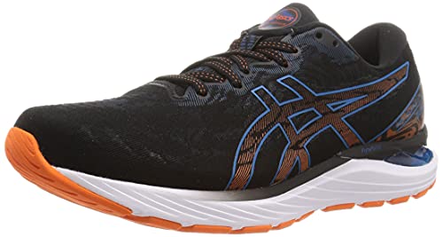 Asics Gel-Cumulus 23, Road Running Shoe Hombre, Black/Reborn Blue, 43.5 EU