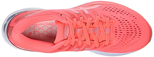 Asics Gel-Kayano 28, Running Shoe Mujer, Blazing Coral/Mist, 36 EU