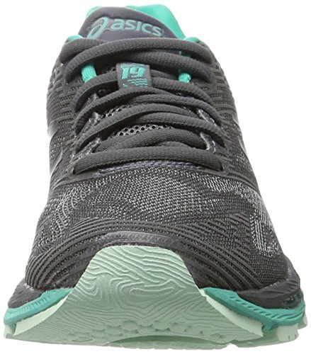 Asics Gel-Nimbus 19 Lite-Show, Zapatillas de Running Mujer, Gris (Dark Grey/Black/Reflective), 37.5 EU