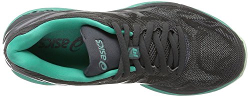 Asics Gel-Nimbus 19 Lite-Show, Zapatillas de Running Mujer, Gris (Dark Grey/Black/Reflective), 37.5 EU