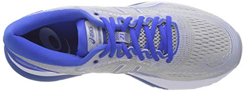 Asics Gel-Nimbus 21 Lite-Show, Zapatillas de Running Hombre, Gris (Mid Grey/Illusion Blue 020), 41.5 EU