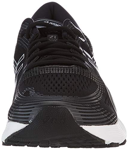 Asics Gel-Nimbus 21, Zapatillas de Entrenamiento Hombre, Negro Black Dark Grey 001, 41.5 EU