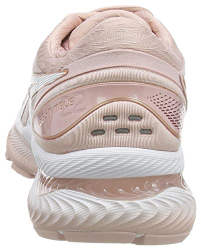 ASICS Gel-Nimbus 22, Zapatillas para Correr Mujer, Ginger Peach White, 44.5 EU