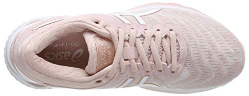 ASICS Gel-Nimbus 22, Zapatillas para Correr Mujer, Ginger Peach White, 44.5 EU