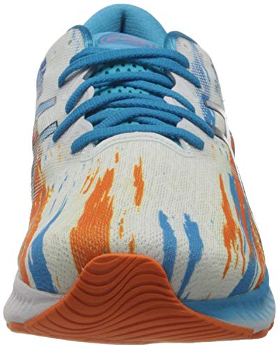 Asics Gel-Nimbus 23, Road Running Shoe Hombre, Digital Aqua/Marigold Orange, 48.5 EU