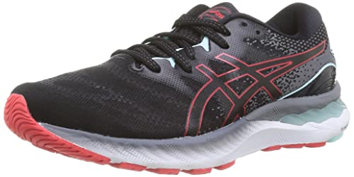 Asics Gel-Nimbus 23, Zapatillas para Correr Hombre, Black/Electric Red, 44.5 EU