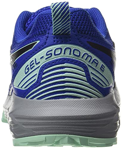 Asics Gel-Sonoma 6, Zapatillas para Carreras de montaña Mujer, Lapis Lazuli Blue/Black, 37.5 EU