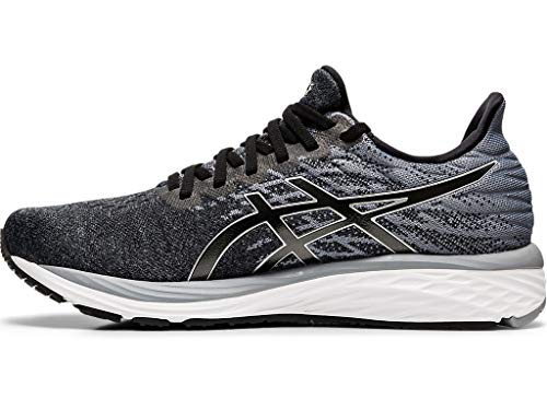 ASICS Men's Gel-Cumulus 21 Knit Running Shoes, 7M, Black/Pure Silver