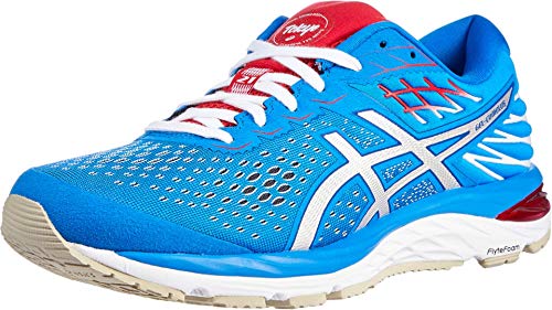 ASICS Women's Gel-Cumulus 21 Running Shoes, 6M, Electric Blue/White