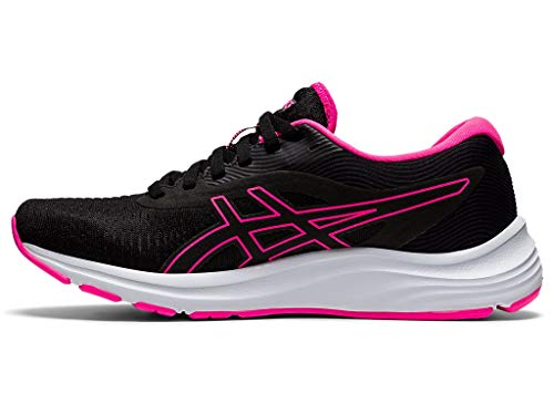 ASICS Women's Gel-Pulse 12 Running Shoes, 10M, Black/HOT Pink