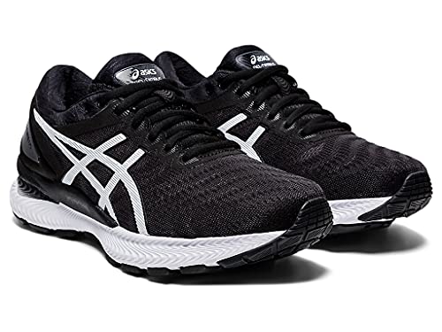 ASICS Zapatillas de running GEL-Nimbus 22 para mujer, negro (Negro/Blanco), 37.5 EU