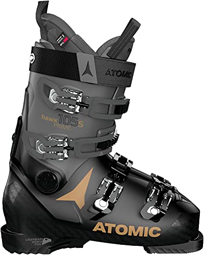 ATOMIC HAWX Prime 105 S W, Botas de esquí Mujer, Black/Anthracite/Gold, 36 EU