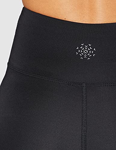 Aurique Leggings deportivos para Mujer, Negro (Black/Serenity/White), M