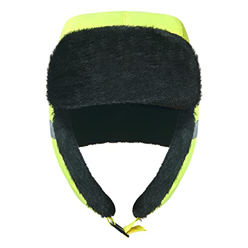 AYKRM Gorros de Aviador Amarillo Naranja Fluo (58CM, Amarillo)