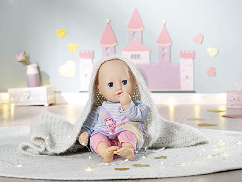 Baby Annabell Set Little Sweet - Ropa para Muñecas de 36 cm, Para Niñas de 12 Meses en Adelante, Fácil para Manos Pequeñas, Incluye Vestido con Falda de Volantes y Zapatos Rosa con Lazos