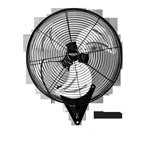 Bastilipo Mistral 40cm Ventilador Industrial de pared-80W-40 cm de diametro, Negro