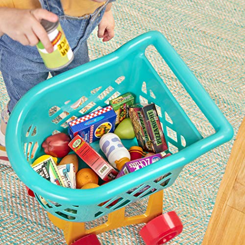 Battat (BATYJ) Shopping Cart & Groceries Bundle