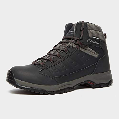 Berghaus Expeditor Ridge 2.0 Walking Boots, Botas de Senderismo Hombre, Negro (Black/Red B59), 45.5 EU