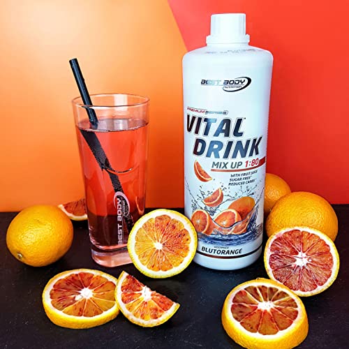 Best Body Nutrition Low Carb Vital Drink Blood Orange - 1000 ml