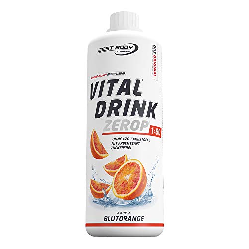 Best Body Nutrition Low Carb Vital Drink Blood Orange - 1000 ml