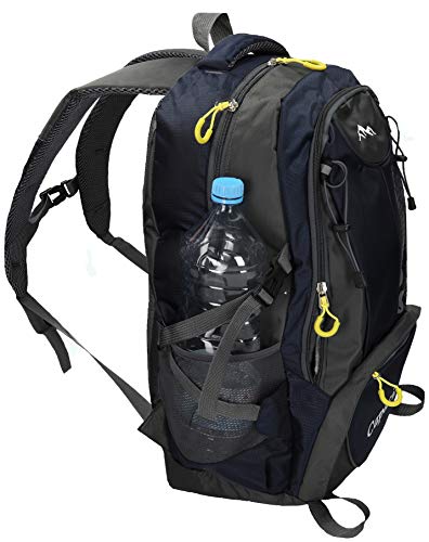 BETZ Mochila Unisex para Viaje Senderismo Camping Tiempo Libre Capacity II con 3 Bolsillos Volumen de 28 litros Color Azul Oscuro