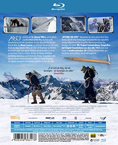 Beyond the Edge - Sir Edmund Hillarys Aufstieg zum Gipfel des Everest: Blu-ray 3D + 2D