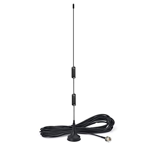 Bingfu Antena FM Dab Interior Base Magnética 3 Conectores Antena FM Digital para Sony Denon Pioneer Onkyo Yamaha Marantz Sherwood Radio FM Receptor de Estéreo Bluetooth AV Receptor de Cine en Casa