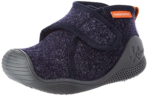 Biomecanics 211160, Pantuflas, Azul Marino (Fieltro), 21 EU