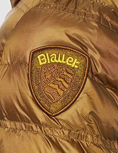 Blauer Impermeable/Trench Largos Relleno Pluma Parka, 703 plantación, M para Mujer