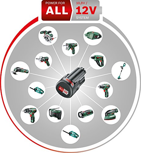 Bosch Batería de litio PBA 12 (12 V, 2,5 Ah, Power for all, PBA 12, Caja de Cartón)