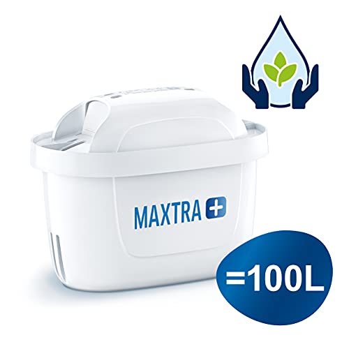 BRITA Marella blanca XL – Jarra de Agua Filtrada con 1 cartucho MAXTRA+, Filtro de agua BRITA que reduce la cal y el cloro, Agua filtrada para un sabor óptimo, 3.5L