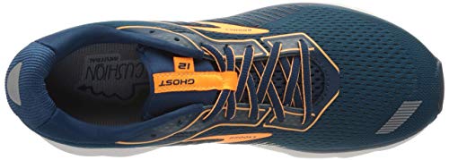 Brooks Ghost 12 Azul Naranja 1103161D426