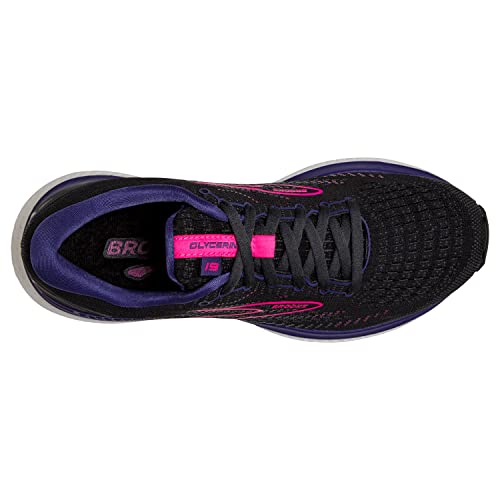 Brooks Glycerin 19, Zapatillas para Correr Mujer, Negro Rosa, 40 EU