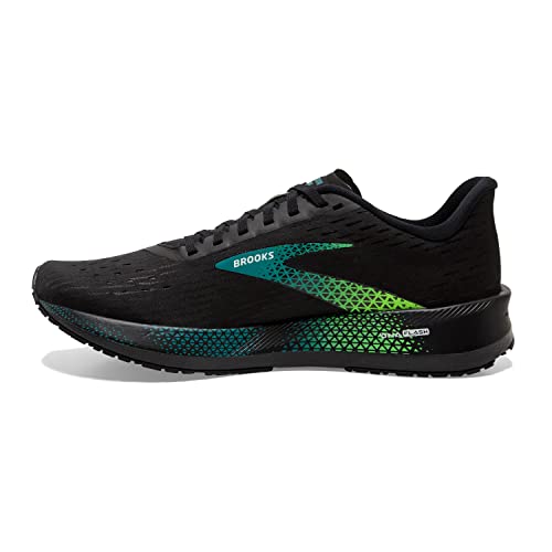 Brooks Hyperion Tempo, Zapatillas para Correr Hombre, Black Kayaking Green Gecko, 49.5 EU