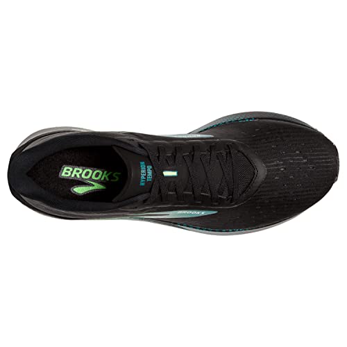 Brooks Hyperion Tempo, Zapatillas para Correr Hombre, Black Kayaking Green Gecko, 49.5 EU