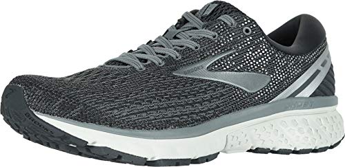 Brooks Men's Ghost 11 Ebony/Grey/Silver 12 EE US