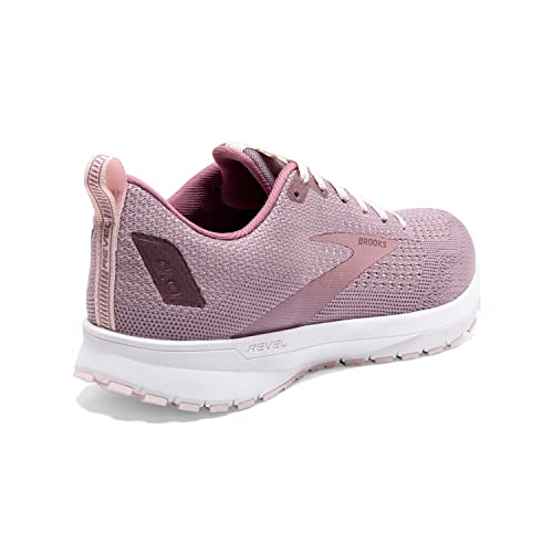 Brooks Revel 4, Zapatillas para Correr Mujer, Almond/Metallic/Primrose, 38 EU