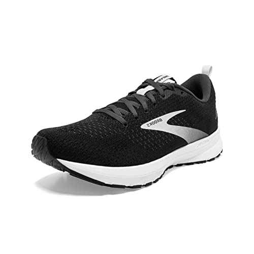 Brooks Revel 4, Zapatillas para Correr Mujer, Black Oyster Silver, 38 EU