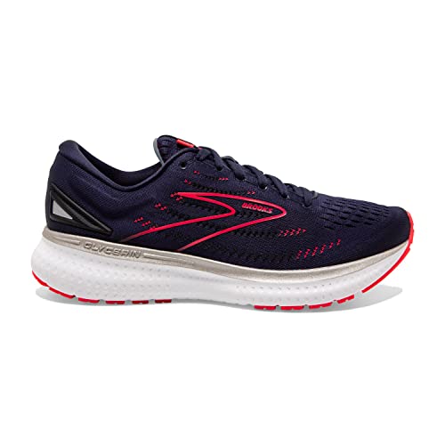 Brooks Zapatillas de correr neutras Glycerin 19 para mujer, Peacoat/Diva Rosa/Negro, 42.5 EU