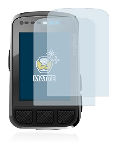 BROTECT Protector Pantalla Anti-Reflejos Compatible con Wahoo Elemnt Bolt V2 GPS (2 Unidades) Película Mate Anti-Huellas