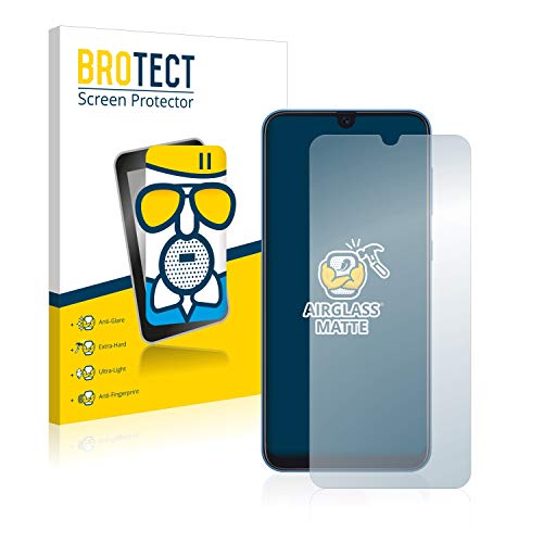 BROTECT Protector Pantalla Cristal Mate Compatible con Samsung Galaxy A20 / A30 / A50 / M30 Protector Pantalla Anti-Reflejos Vidrio, AirGlass