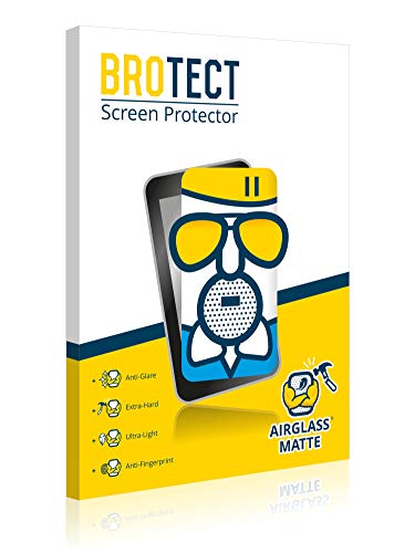 BROTECT Protector Pantalla Cristal Mate Compatible con Wahoo Elemnt Bolt V2 GPS Protector Pantalla Anti-Reflejos Vidrio, AirGlass